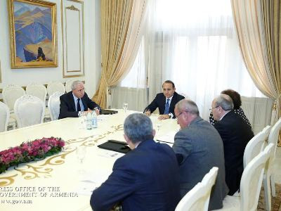 Վարչապետն ընդունել է Ֆերմերների ազգային միավորման անդամներին