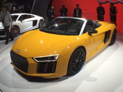 Նյու Յորքում կայացել է նոր Audi R8-ի բաց տարբերակի շնորհանդեսը (ֆոտո)