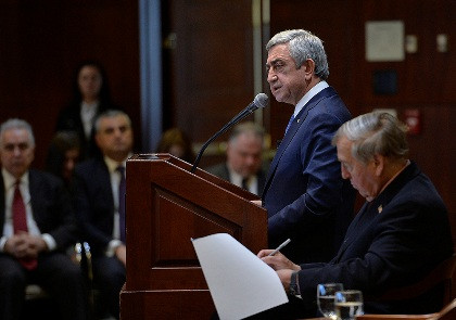 Ինձ համար, թերեւս, ամենամեծ ձեռքբերումը խոսքի ազատության նկատմամբ հարգանքն է. Սերժ Սարգսյան (ֆոտո)