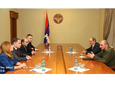 Արցախի նախագահն ընդունել է Հայաստանի խորհրդարանի պատվիրակությանը