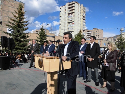 Հրազդան են ներխուժել ուժեր, որ ուզում են ապակայունացնել քաղաքը. Արամ Դանիելյանը ամփոփեց քարոզարշավը (ֆոտո)