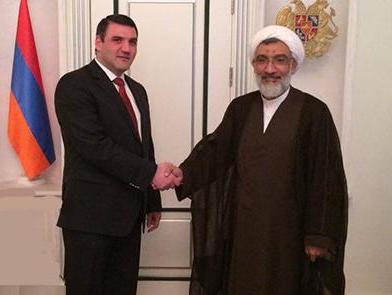 Armenia attorney general and Iran justice minister discuss relations in legal domain