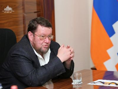 Արցախի խորհրդարանում հյուրընկալել են Եվգենի Սատանովսկուն (ֆոտո)
