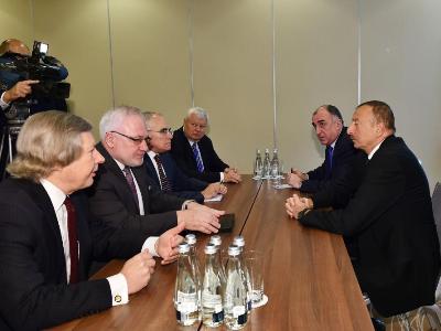 Իլհամ Ալիեւը հանդիպել է ԵԱՀԿ Մինսկի խմբի համանախագահների հետ