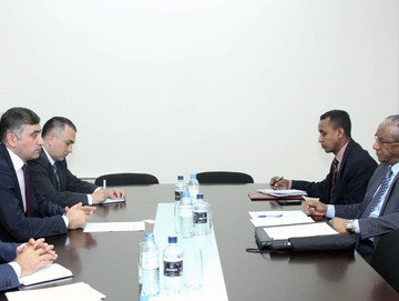ՀՀ-ում Եթովպիայի նոր դեսպանն իր հավատարմագրերի պատճենն է հանձնել ԱԳ փոխնախարարին