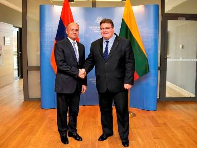Լիտվայի ԱԳ նախարարն աջակցություն է հայտնել ԵԱՀԿ Մինսկի խմբի ջանքերին (ֆոտո)