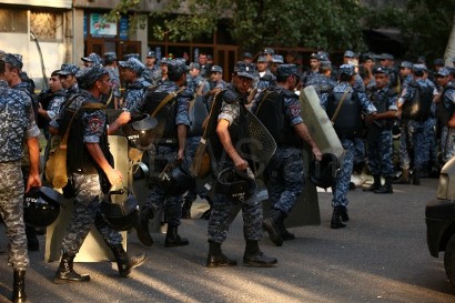 Two Sasna Tserer members are wounded in night shooting in Khorenatsi Street