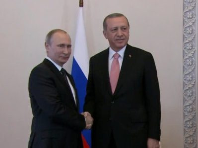 Պետերբուրգում մեկնարկել է Պուտինի եւ Էրդողանի հանդիպումը