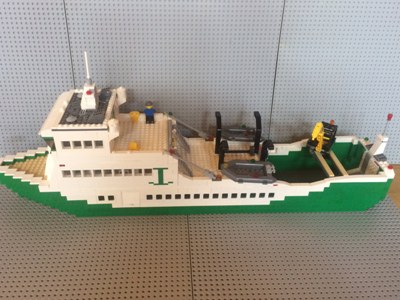 Դանիացիները LEGO-ով ուղեւորատար շոգենավի հսկայական մոդել են ստեղծել