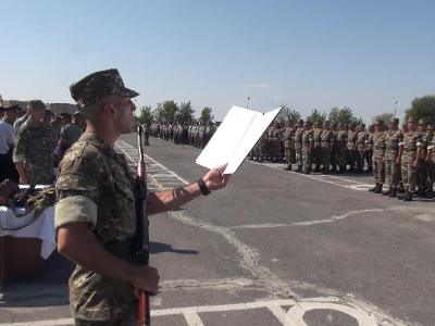 Տեղի է ունեցել ռազմական համալսարանի կուրսանտների երդմնակալությունը