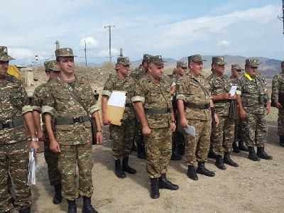 Հայաստանի ՊՆ 1-ին Բանակային զորամիավորումում շտաբային մարզում է անցկացվել