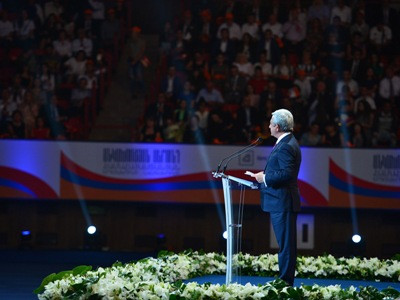 Սերժ Սարգսյան. Հայաստանի ամենամեծ ձեռքբերումը անկախության սերունդն է (ֆոտո)
