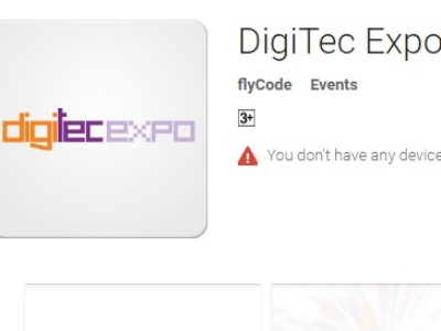 DigiTec Expo բջջային հավելվածը հասանելի է Google Play-ում