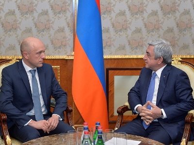Սերժ Սարգսյանն ընդունել է Լիտվայի հատուկ քննչական ծառայության տնօրենին