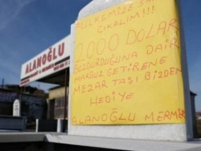 Թուրքիայում 2000 դոլարը ազգային արժույթով փոխանակողներին անվճար գերեզմանաքար են խոստացել
