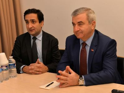 ԼՂՀ ԱԺ նախագահը հանդիպում է ունեցել Ֆրանսիայի Ազգային ժողովում