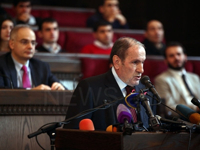 Եթե չկա խաղաղություն, բարօրություն լինել չի կարող. Լեւոն Տեր-Պետրոսյանի ելույթը (ֆոտոռեպորտաժ)