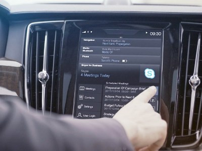 Volvo–ն դարձել է առաջին ավտոարտադրողը, որը մեքենայում Skype է տեղադրել