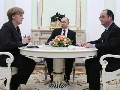 Պուտինը, Մերկելն ու Օլանդը քննարկել են Մինսկյան համաձայնությունները