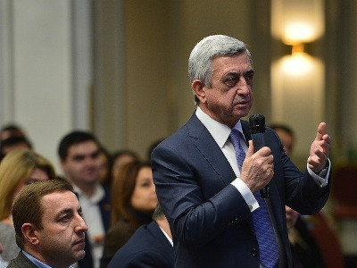 Armenia President: We cannot achieve success without active participation of youth