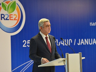 2019-ին շահագործման կհանձնվեն Հայաստան-Իրան եւ Հայաստան-Վրաստան էլեկտրահաղորդման գծերը. ՀՀ նախագահ (Ֆոտո)