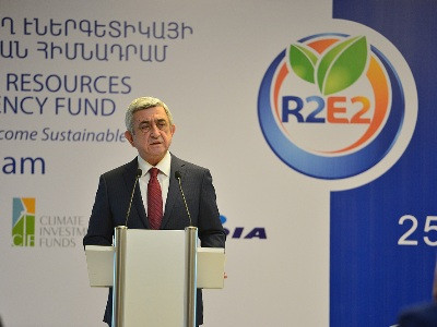 Հայաստանն ունի արեւային էներգետիկայի զարգացման մեծ ներուժ. Սերժ Սարգսյան (Ֆոտո)