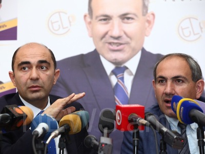 Yelk bloc: No reasons for post-election developments in Armenia