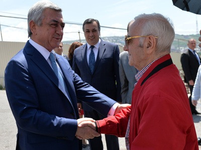 Ազնավուրն այսօր լեգենդ է՝ քայլող լեգենդ, որը պատկանում է համայն մարդկությանը. Սերժ Սարգսյան (Ֆոտո)