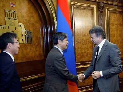 Վարչապետն ընդունել է Ճապոնիայի միջազգային համագործակցության գործակալության նախագահին