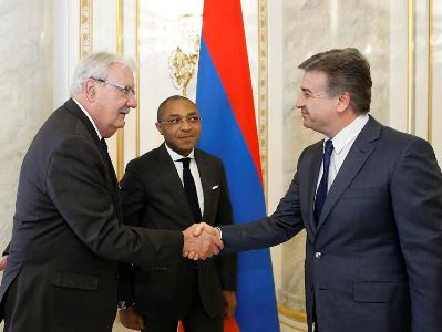 Կարեն Կարապետյանն ընդունել է Ֆրանկոֆոնիայի գլխավոր քարտուղարի գրասենյակի տնօրենին