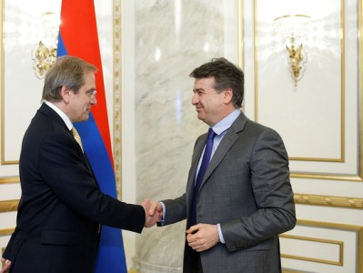 Կարեն Կարապետյանն ընդունել է Եվրասիական զարգացման բանկի վարչության նախագահին (Ֆոտո)