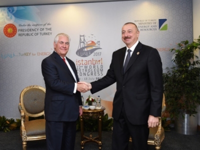 Ալիեւը Ստամբուլում հանդիպել է Թիլերսոնին