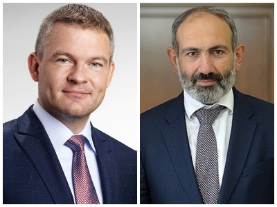 Премьер-министр Словакии поздравил Никола Пашиняна с избранием на пост премьер-министра Армении