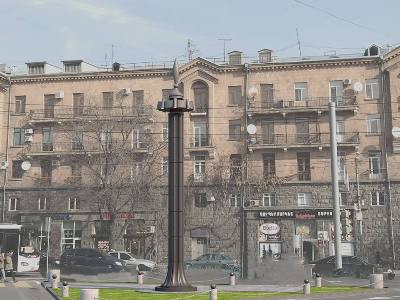 Բաղրամյան պողոտայի կղզյակում տեղադրվելու է գեղարվեստական լուսավորության հենասյուն (ֆոտո)
