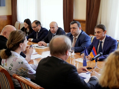 Делегация ПАСЕ встретилась с начальником Полиции Армении