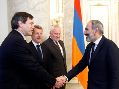 Armenia PM, OSCE Minsk Group co-chairs discuss Karabakh conflict (PHOTOS)