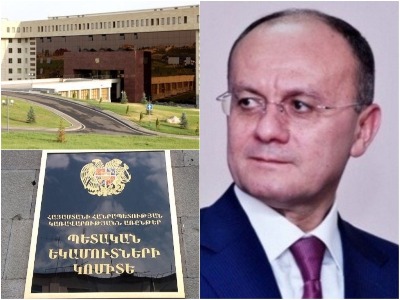 КГД Армении вызвал на допрос экс-министра обороны Сейрана Оганяна