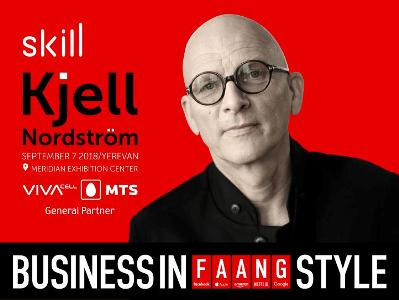 «Business in FAANG style». Կյել Նորդստրյոմը ելույթ կունենա հայաստանյան լսարանի առջեւ