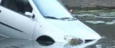 Մեքենան Եղեգնաձորում լճակն է ընկել. տուժած կա