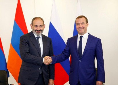 Նիկոլ Փաշինյանն ու Դմիտրի Մեդվեդեւը կարեւորում են ԵՏՄ-ի շրջանակում փոխգործակցության արդյունավետության բարձրացումը
