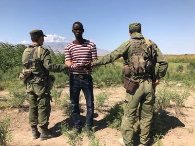 Guinea citizen ilegally crossed Armenia-Turkey border