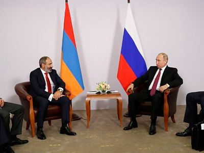 What will Armenia PM discuss at talk with Putin?