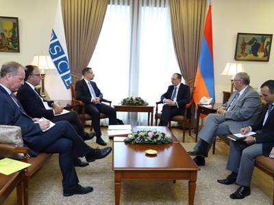 Armenia FM, OSCE chief discuss Karabakh conflict