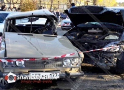 Գյումրիում Mercedes-ի ու «ՎԱԶ 2106»-ի բախման հետեւանքով հիվանդանոց տեղափոխված պապիկը մահացել է (ֆոտո)