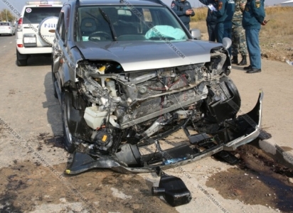 Երեւանում 44–ամյա վարորդը Nissan X Trail–ով շրջվել է (ֆոտո)