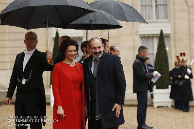 Armenia acting PM’s wife attends some events on 2nd day of her Paris visit