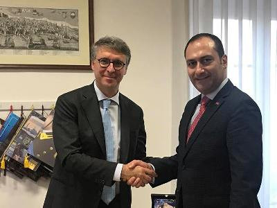 Armenia acting justice minister, Italy anticorruption agency head discuss combating corruption