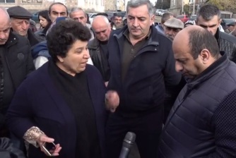 Armenia border villagers block road again, as they demand return of Karen Ghazaryan