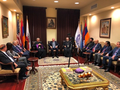 Karabakh President in US, discusses resolution of conflict with Azerbaijan
