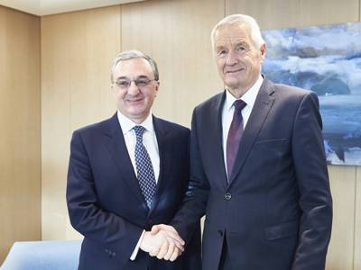 Mnatsakanyan, Jagland confer on Armenia’s engagement in CoE